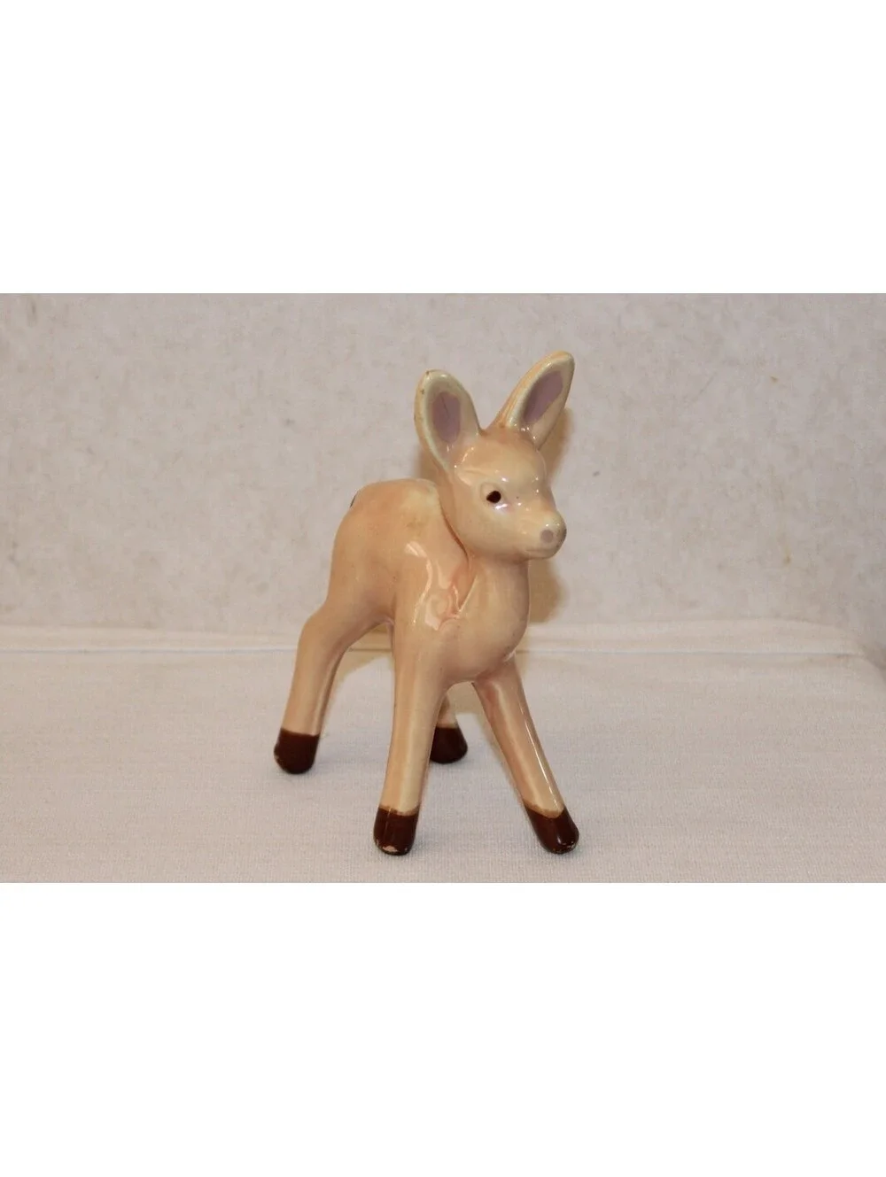 Vintage Mid-Century Ceramic Fawn Deer Figurine Bambi Style Unmarked